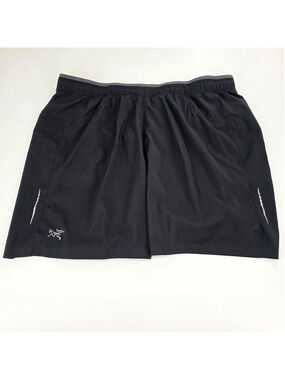Gorpcore Arc’teryx Running Shorts Men L Black Lined 7” Athletic Training